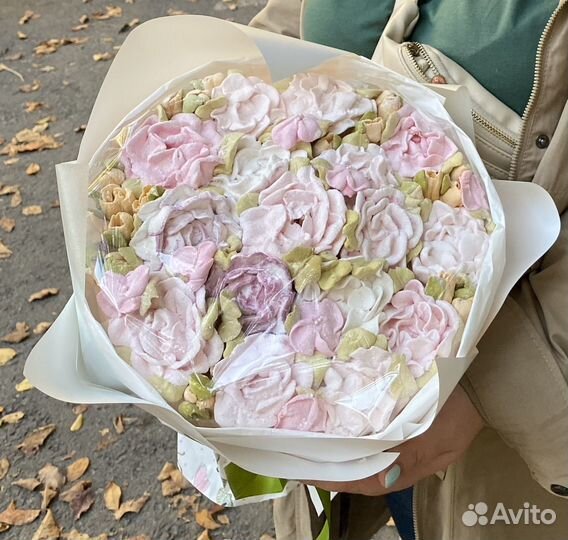 Букеты учителю/ воспитателю Зефирные букеты