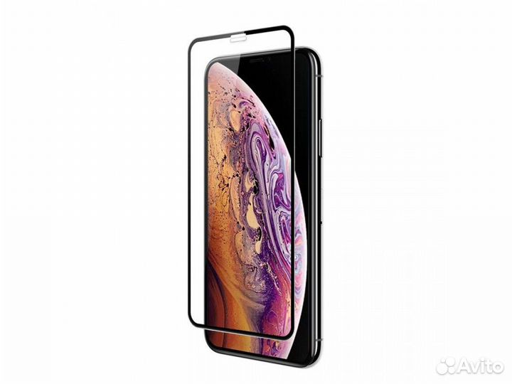 Защитное стекло iPhone XS Max/11 Pro Max+установка