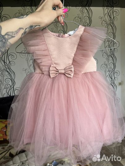 Платье для девочки 86