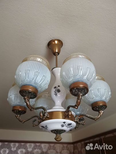 Люстра потолочная СССР винтаж