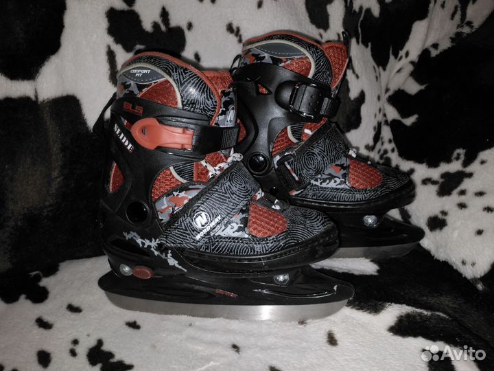 Коньки детские раздвижные 27-30