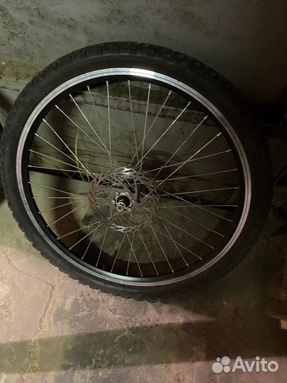 Колеса велосипедные 24 пара супорт + диск