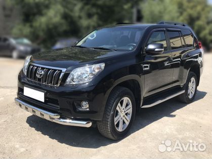 Защита бампера Toyota Land Cruiser Prado 150