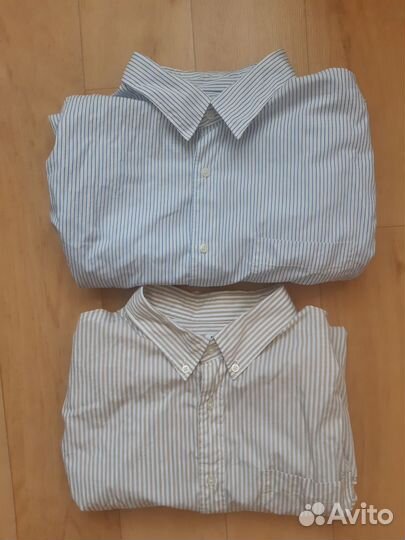 Мужская рубашка Uniqlo хлопковая