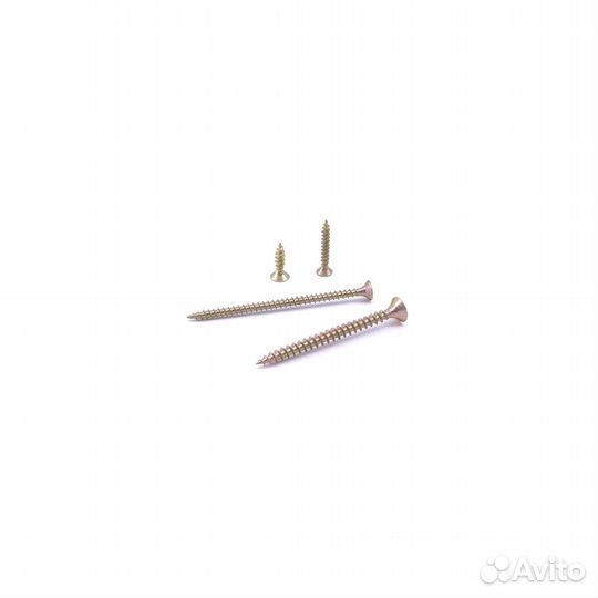 Саморез универсальный 6 х 80 мм желтый цинк (1300