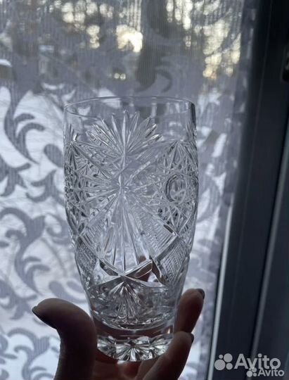 Хрустальные стаканы 