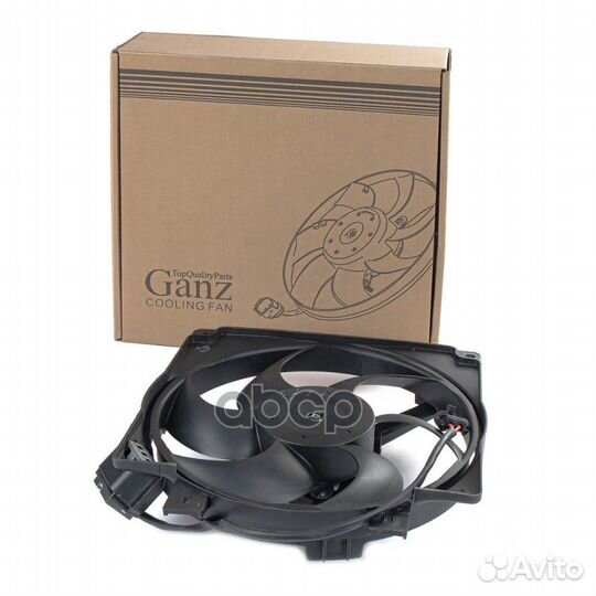 Электровентилятор радиатора основного (с кожухо