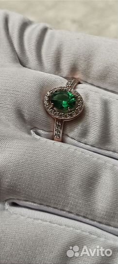 Серьги позолоченные 925/585
