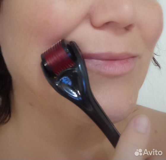 Мезороллер для ухода за кожей лица, волос и бороды