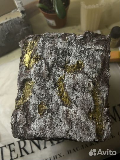 Кашпо для цветов из бетона