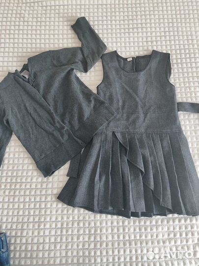 Школьная форма для девочки 122 128 серая