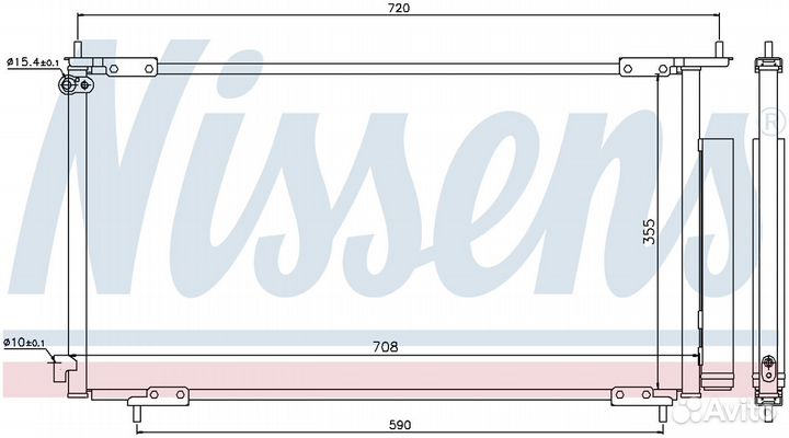 Радиатор кондиционера 