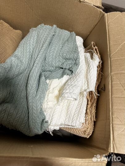 Куски ткани муслин хлопок