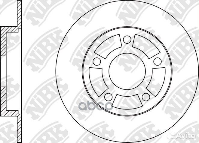 Диск тормозной renault megane III/fluence задни