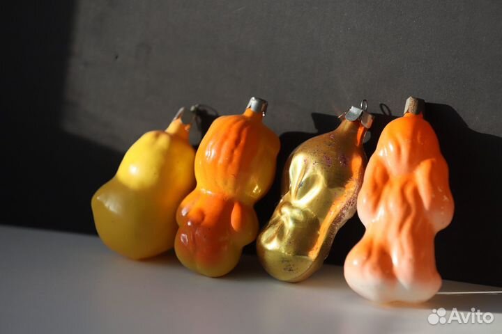 Елочные игрушки звери СССР цена за лот