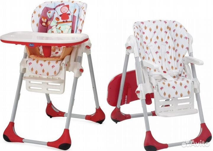 Стульчик Chicco Polly 2 в 1 Happy Land