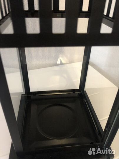 Фонарь икеа borrby для свечи