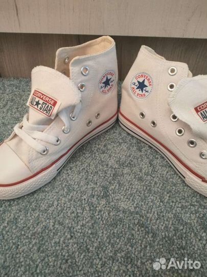 Кеды converse высокие новые 18,5