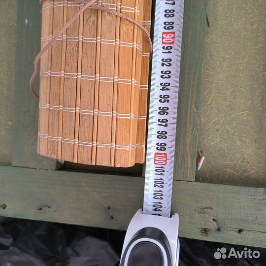 Бамбуковые шторы рулонные 80см