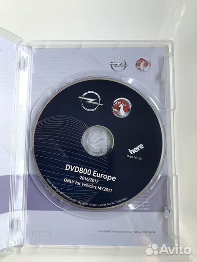 Карта навигации Vauxhall opel MY2011 DVD CD 2017