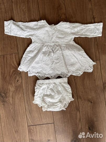 Комплект рубашка и трусы-шортики 80 размер