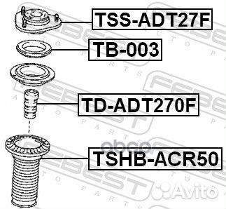 Подшипник опоры амортизатора toyota RAV4 05- TB