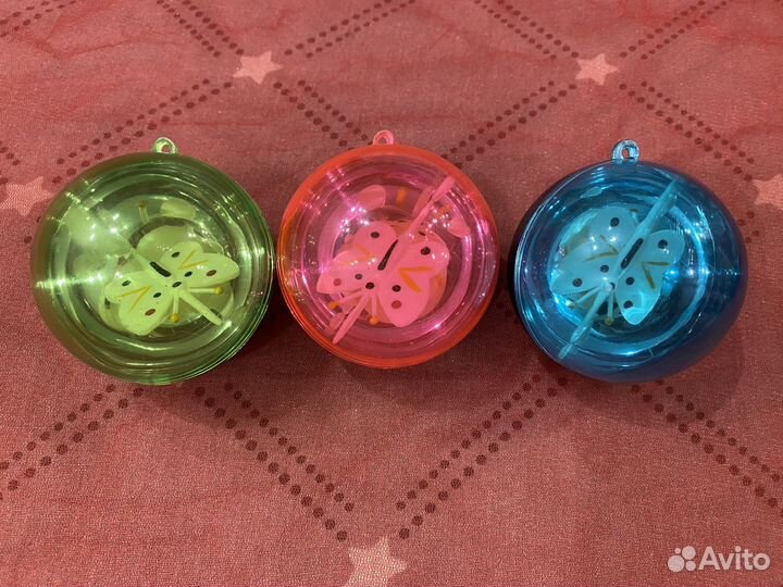 Елочные игрушки СССР Диско Бабочки