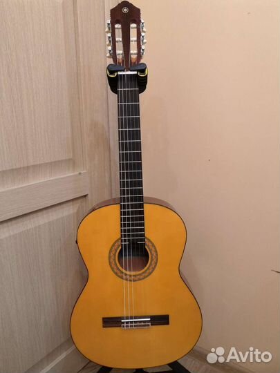 Классическая гитара yamaha c40 new с подключением