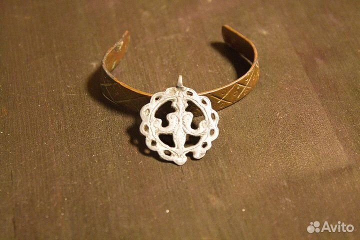 Медальон Змеевик (змеевая луна). Скифский амулет