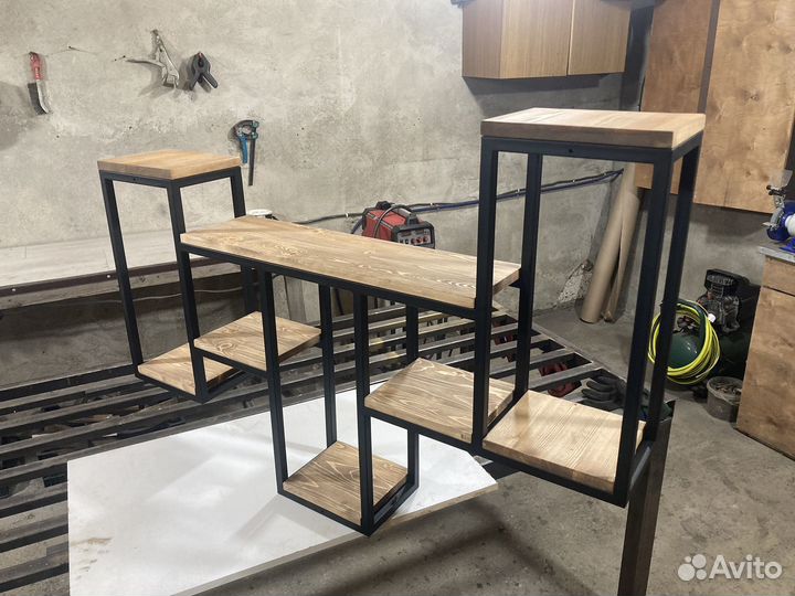 Полки в стиле лофт