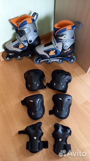 Детские ролики и защита