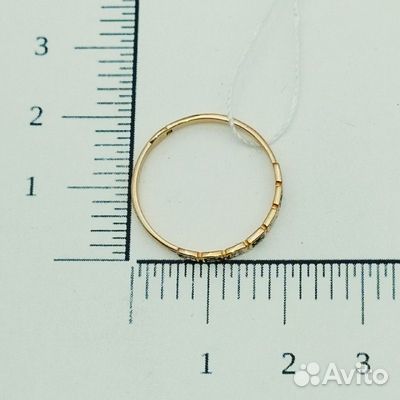 Золотое кольцо с бриллиантом 18,5р