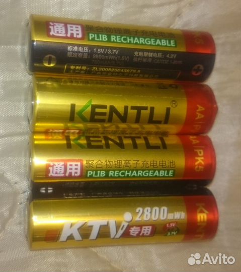 Акб AA литиевые 1,5 В 4 шт. и зарядное устройство