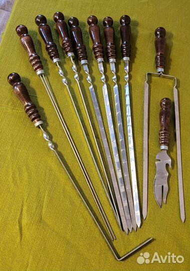 Подарочный набор шампуров в чехле