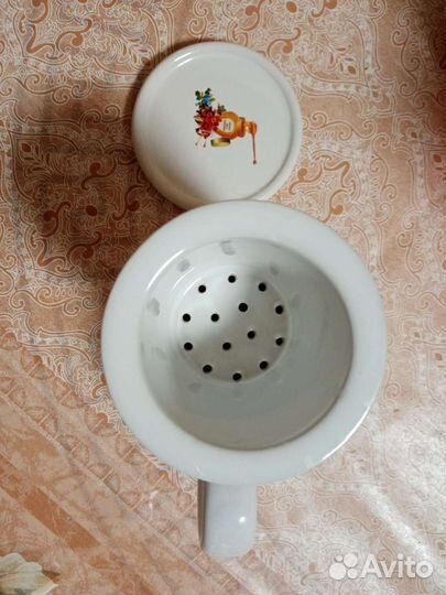 Кружка с заварником (разборная) керамика