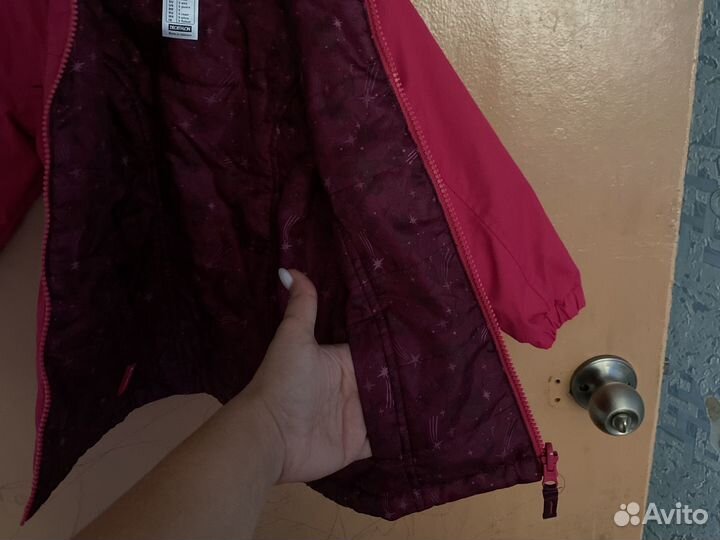 Куртка -ветровка двусторонняя 90-98