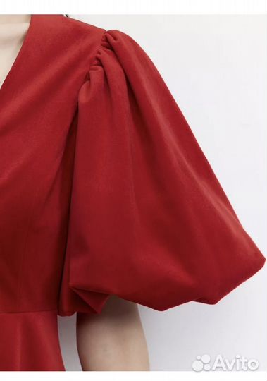 Платье мини бархатное Befree