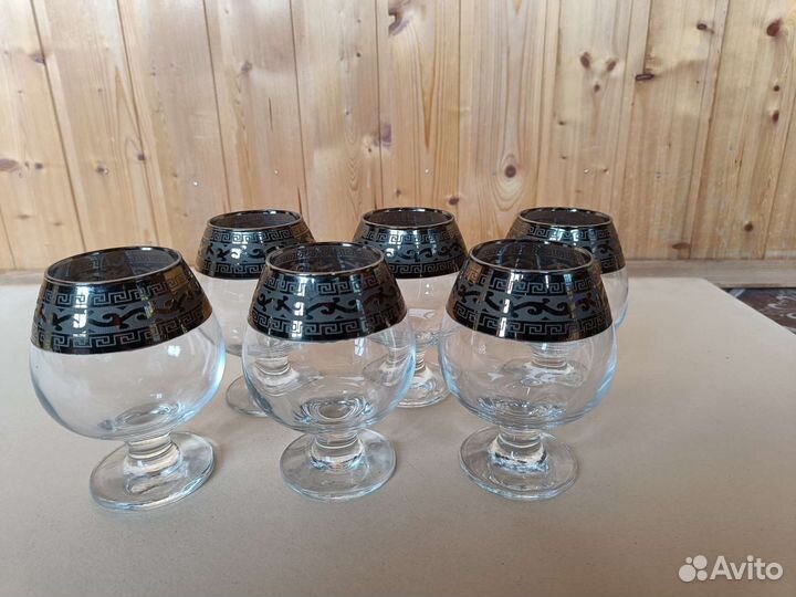 Набор бокалов для бренди или вина Гусь Хрустальный