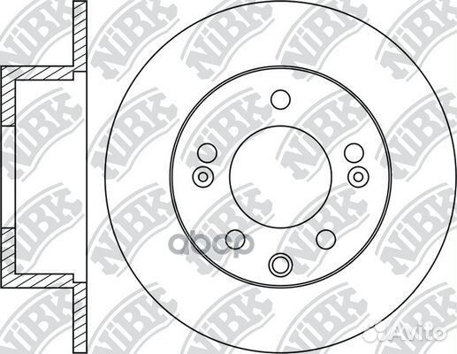 Диск тормозной NiBK RN1786 NiBK