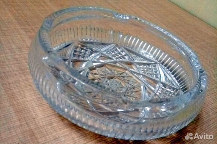 Пепельница хрусталь. СССР