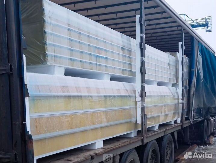 Сендвич панели разных видов и толщины