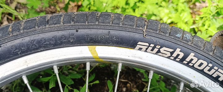 Велосипед серый, складной stern, колёса на 20