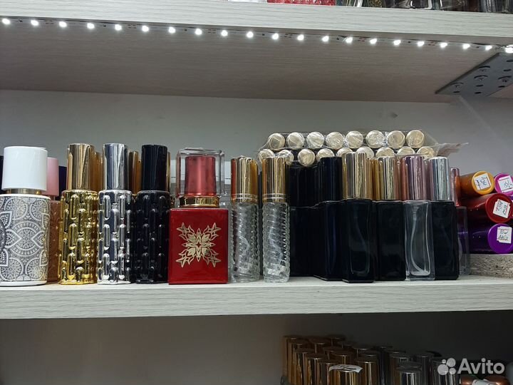 Пустые флаконы атомайзеры, с шариком