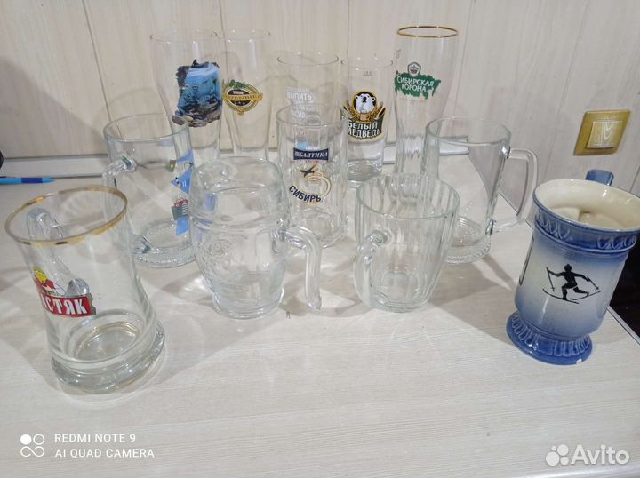 Пивные бокалы для коллекции