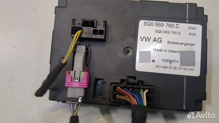 Блок управления сиденьями Volkswagen Atlas, 2019