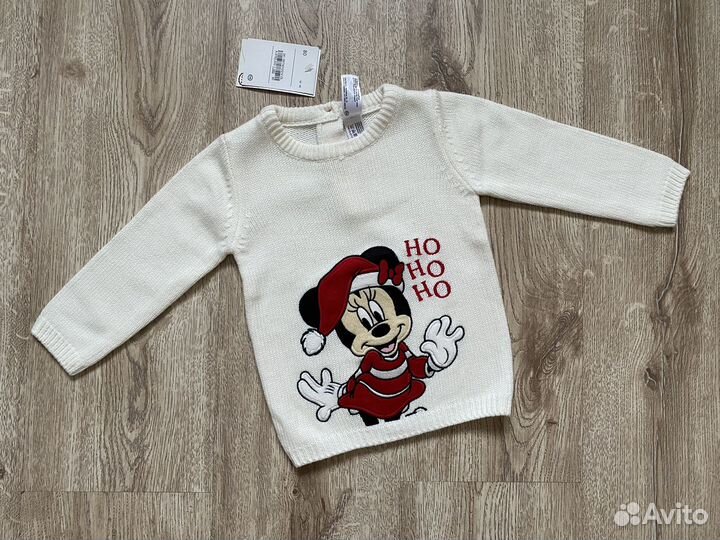 Новый джемпер Disney Минни маус 80 см
