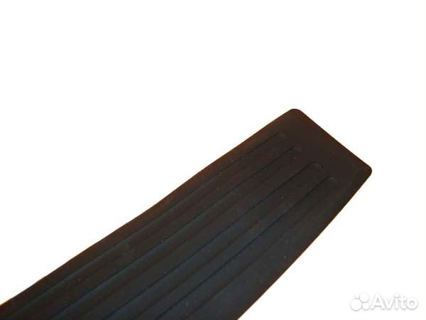 Накладка на задний бампер универсальная 104х8 с