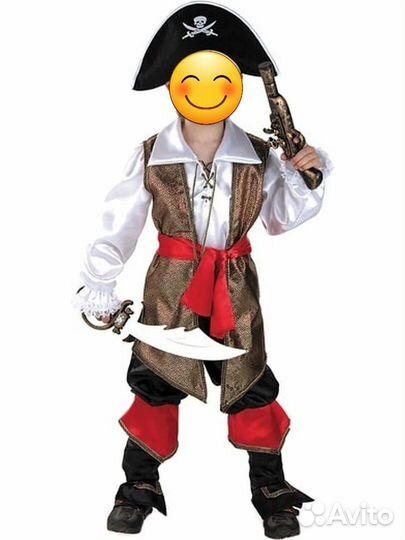 Новогодний костюм пирата