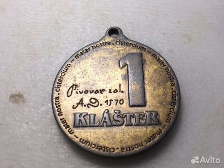 Медаль Чехия 1 klaster 1570 год