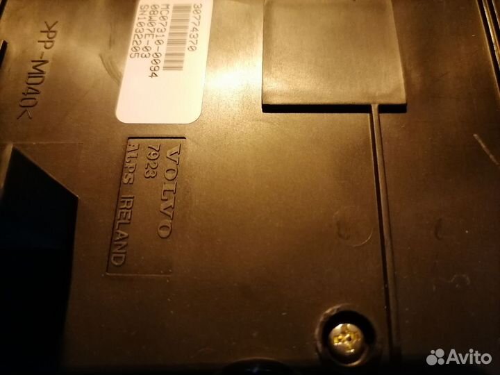 Блок управления климат-контролем 30774370 Volvo V7